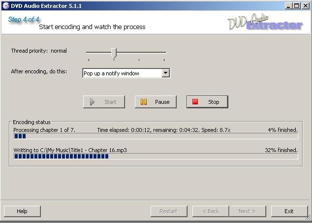 DVD Audio Extractor - Screenshot #21