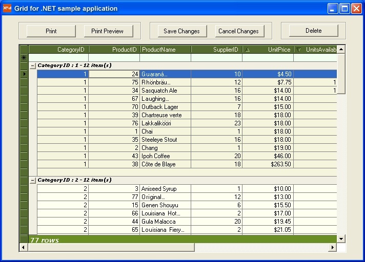 Xceed Grid for .NET download for free - SoftDeluxe