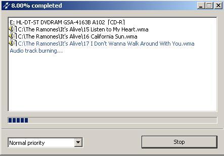 Free Audio CD Burner - Screenshot #7