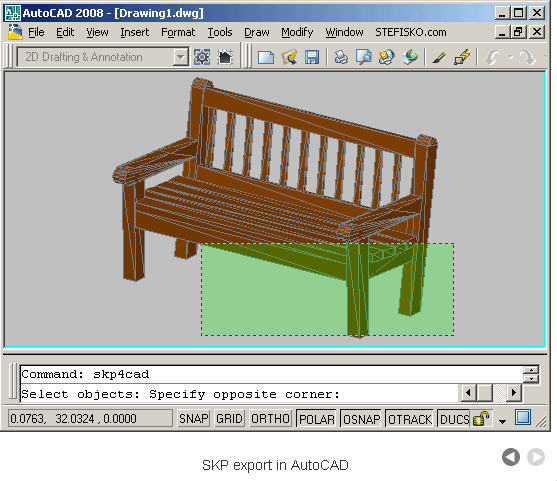 SKP4CAD 2007 - Screenshot #1