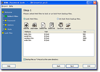 HTML Password Lock - Screenshot #7