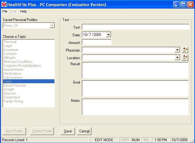 HealthFile Plus - Screenshot #4