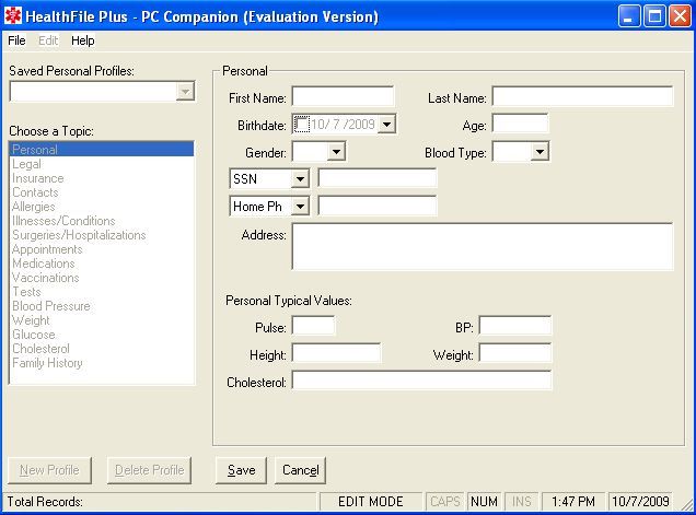 HealthFile Plus - Screenshot #2