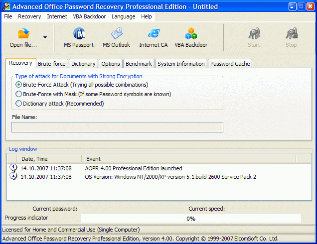Advanced Office Password Recovery - Screenshot #23