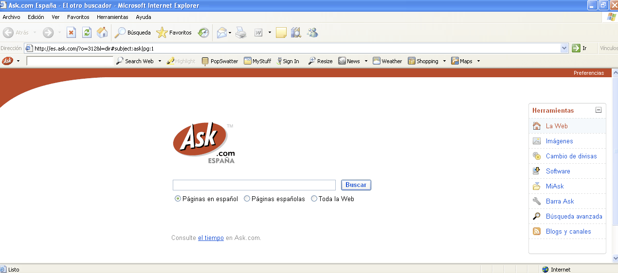 Ask Toolbar - Screenshot #9
