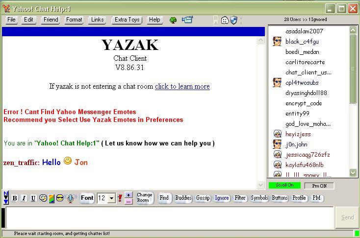 Yazak Chat - Screenshot #7