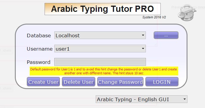 Arabic Typing Tutor Software - Screenshot #5