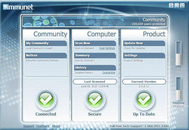 Immunet - Screenshot #6