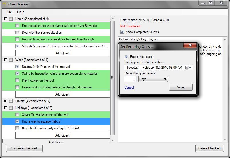 QuestTracker latest version - Get best Windows software