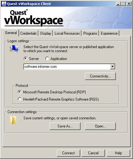 vWorkspace Web Client - Screenshot #3
