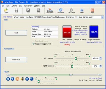 sound normalizer software traning