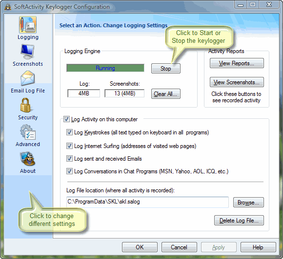 Activity Logger latest version Get best Windows software