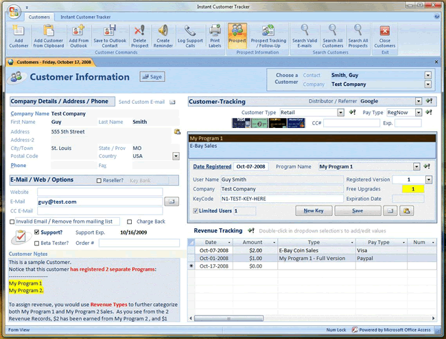 Instant Customer Tracker latest version - Get best Windows software