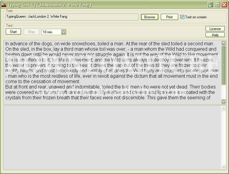 Typing Test TQ  - Screenshot #1