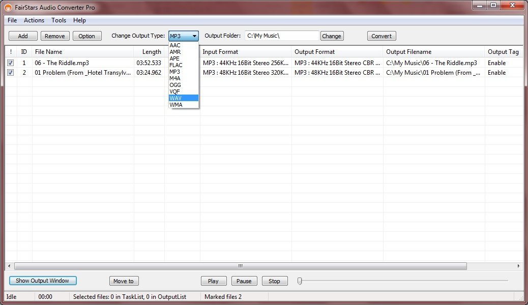 FairStars Audio Converter Pro - Screenshot #20