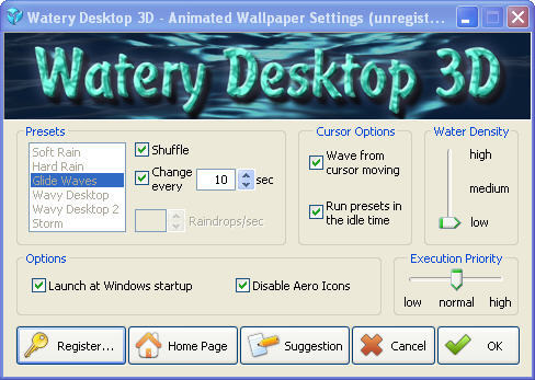 Watery Desktop 3D - Screenshot #6