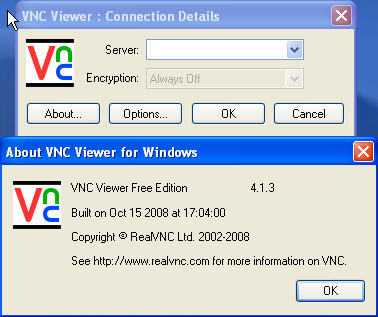 vnc connect installed windows 7 no dialog no setup