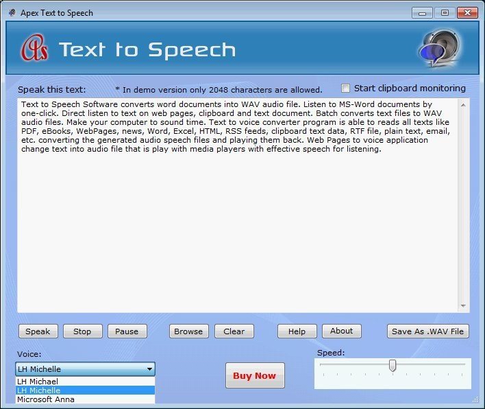 From text to speech