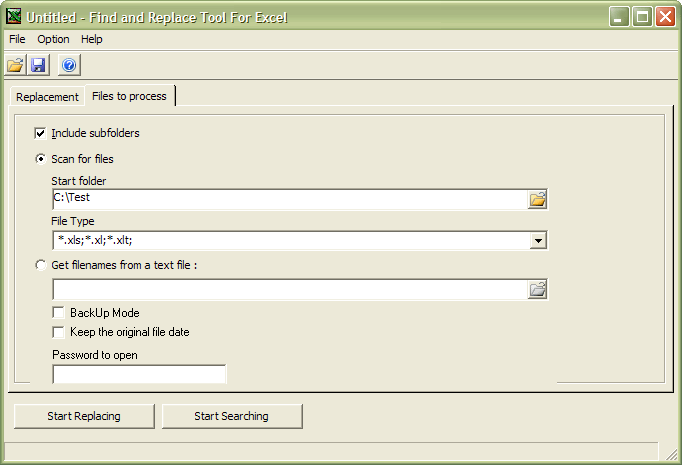 Find and Replace Tool for Excel - Screenshot #2