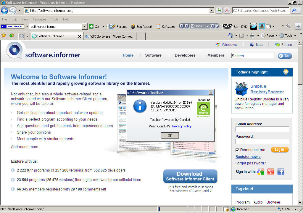 KC Softwares Toolbar latest version Get best Windows software
