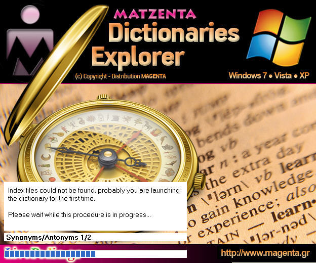 GOLDEN VERSION English-Greek-English dictionary - Screenshot #1