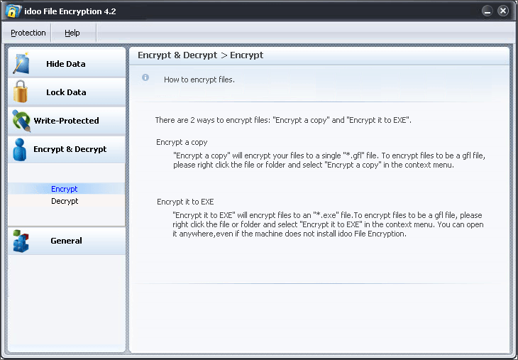 idoo File Encryption - Screenshot #3