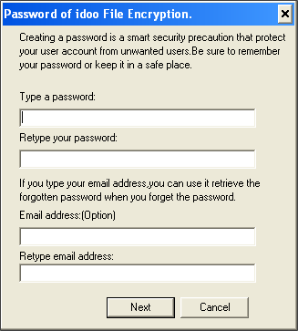 idoo File Encryption - Screenshot #1