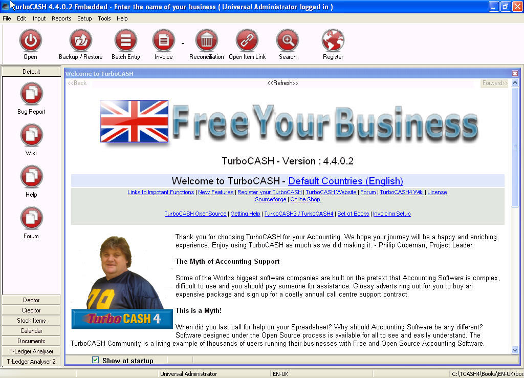 TurboCASH - Screenshot #1