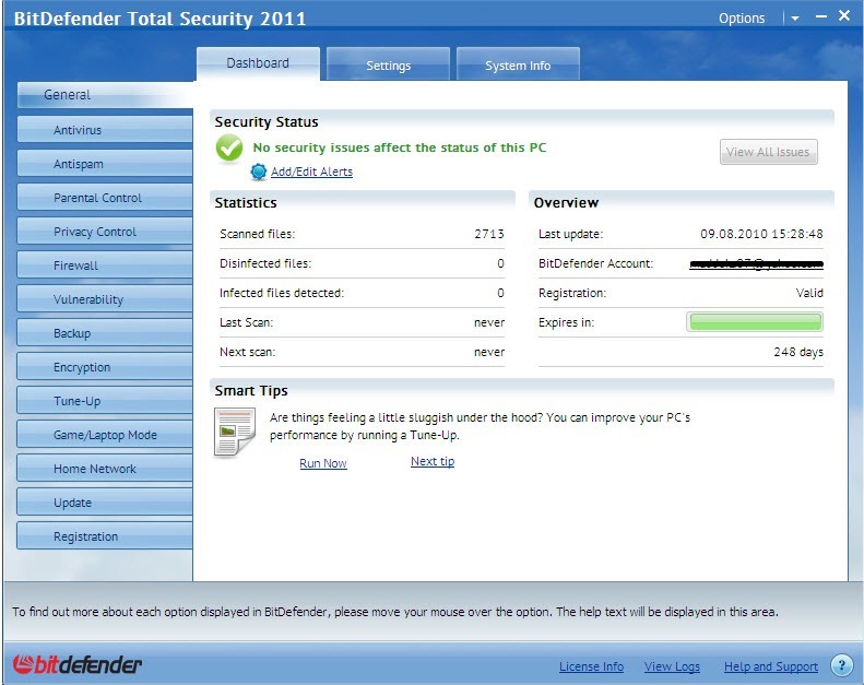 BitDefender Total Security - Screenshot #3