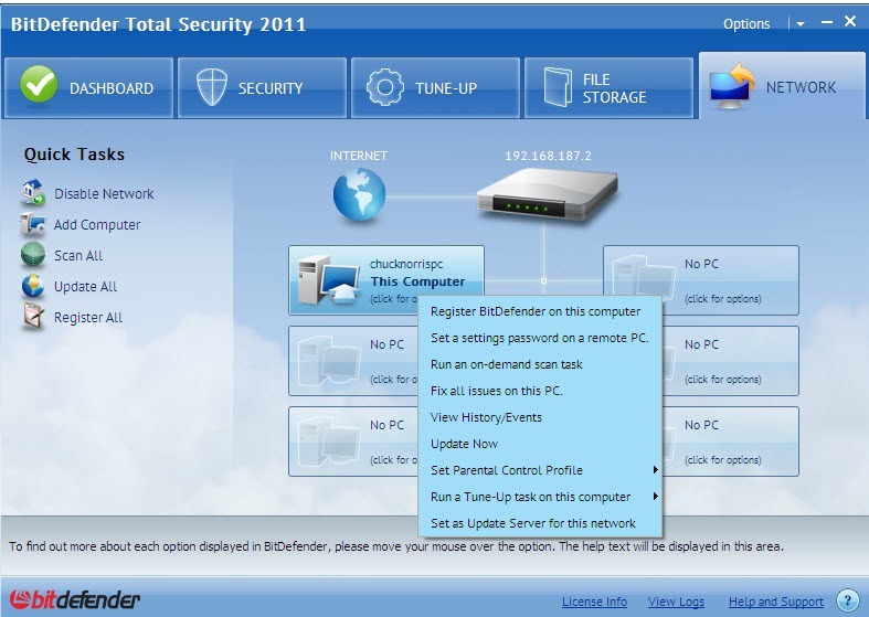 BitDefender Total Security - Screenshot #1