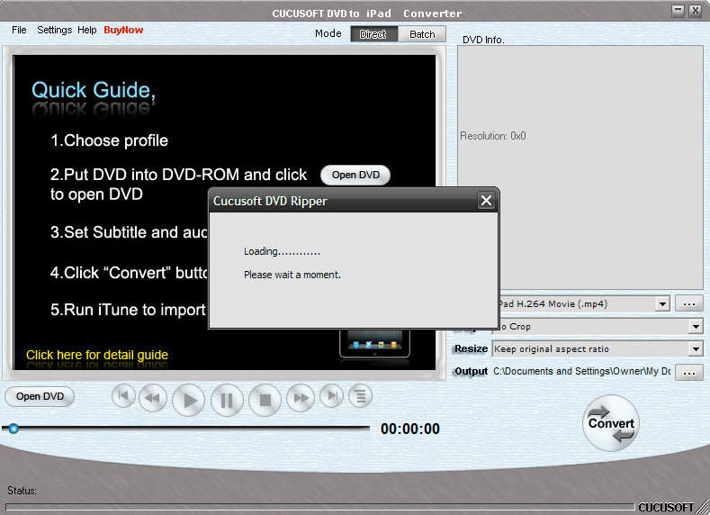 Cucusoft DVD to iPad + iPad Video Converter Suite - Screenshot #3