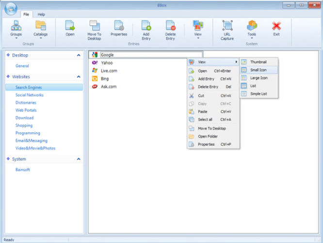 Desktop Manager BBox - Screenshot #1