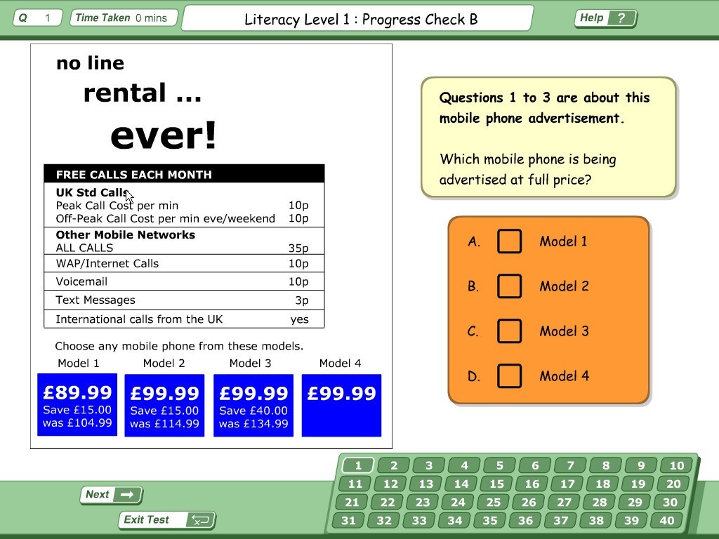 Literacy Level 1 - Progress Check B Download For Free - SoftDeluxe