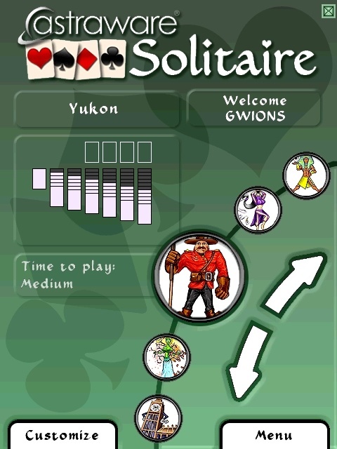 does playing solitaire use data
