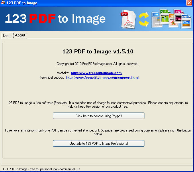 123 PDF to Image latest version - Get best Windows software