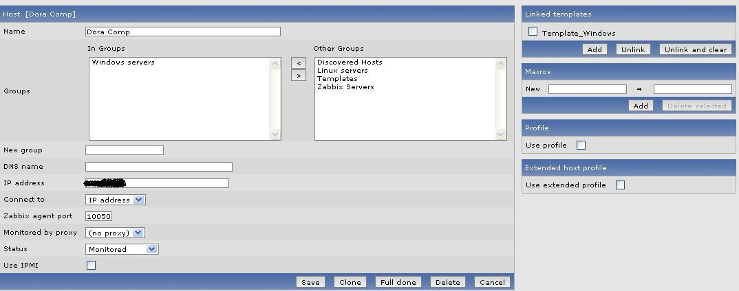 Удаление zabbix agent windows