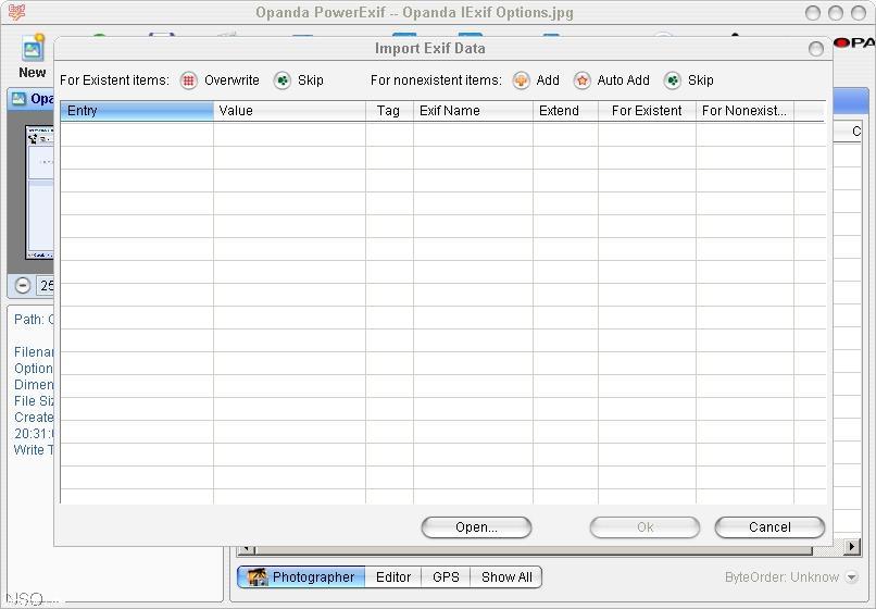Opanda Opanda PowerExif Professional latest version - Get best Windows software