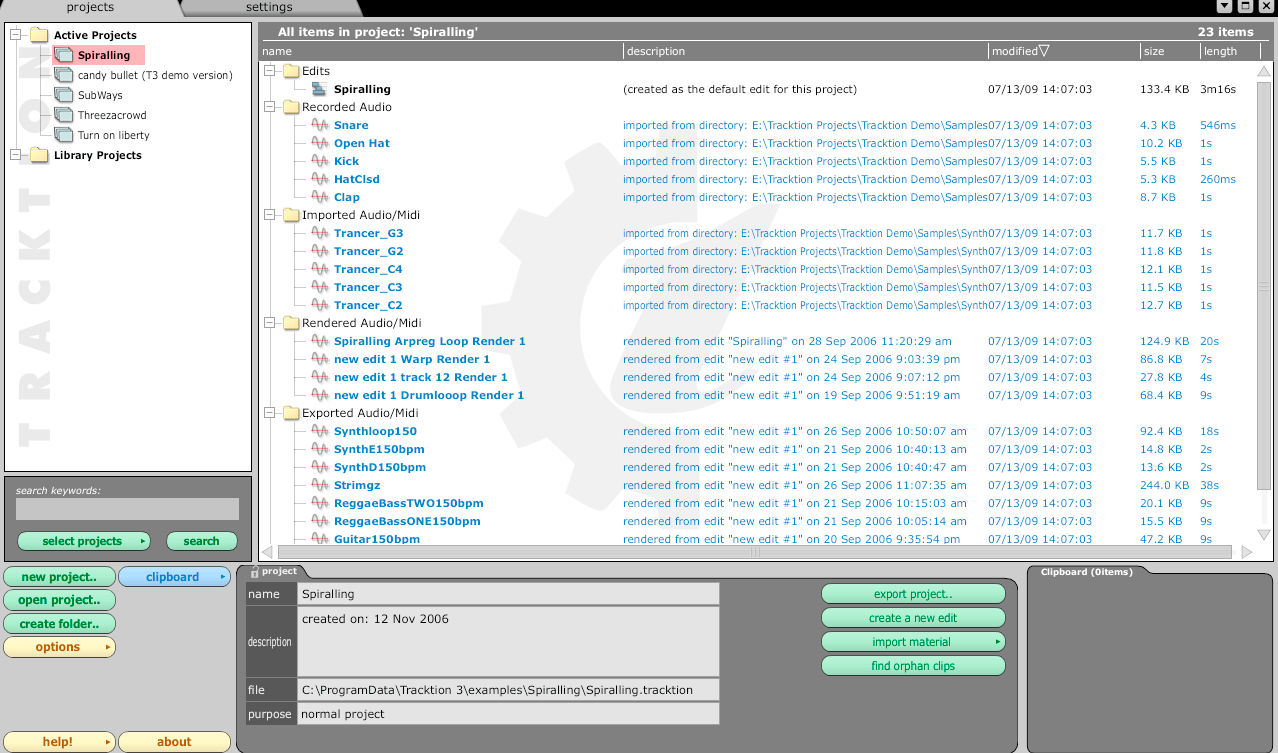 Tracktion - Screenshot #6