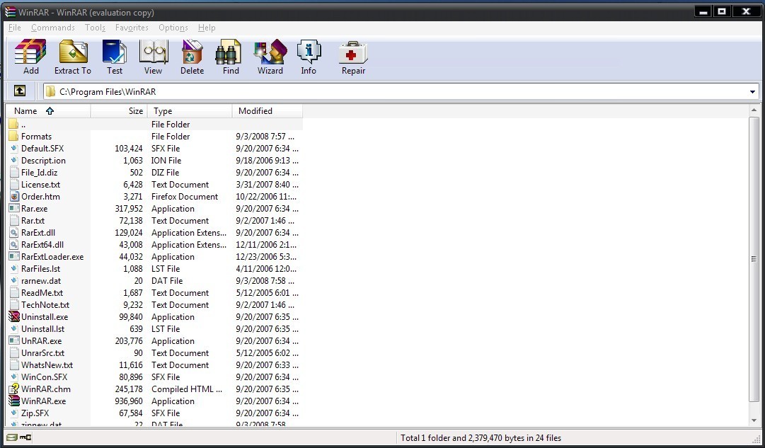 WinRAR - Screenshot #21