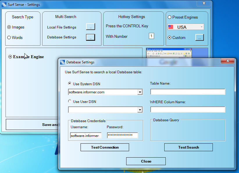 Surf Sense Personal Edition - Screenshot #1