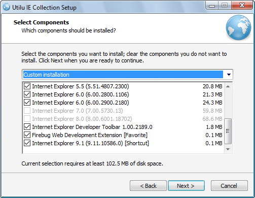Utilu IE Collection - Screenshot #3