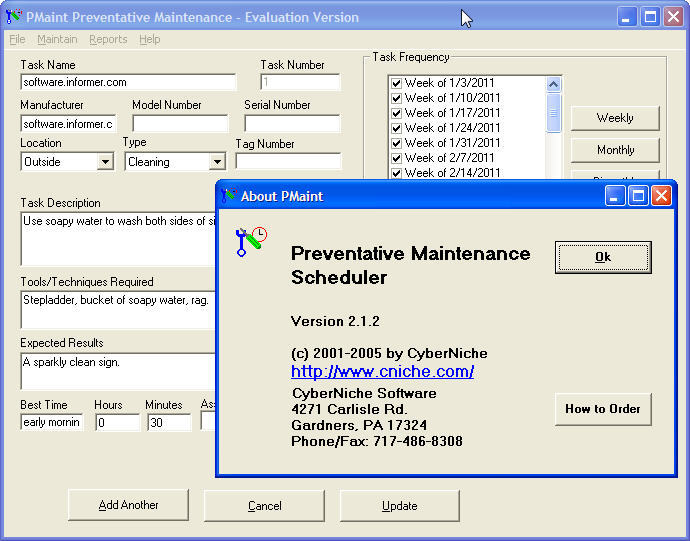 PMaint Preventive Maintenance Scheduler latest version Get best