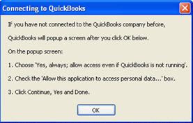 Constant Contact InfoTransfer for QuickBooks - Screenshot #1