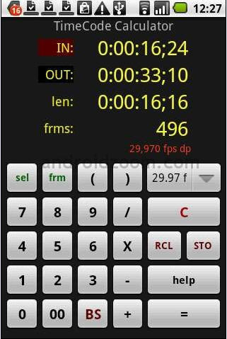 rob timecode calculator