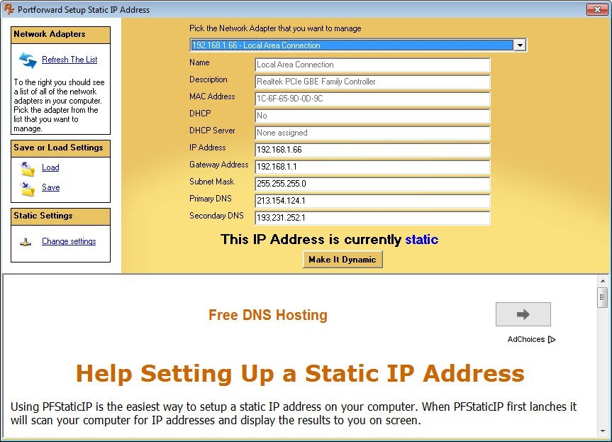 Portforward Static IP Address download for free SoftDeluxe