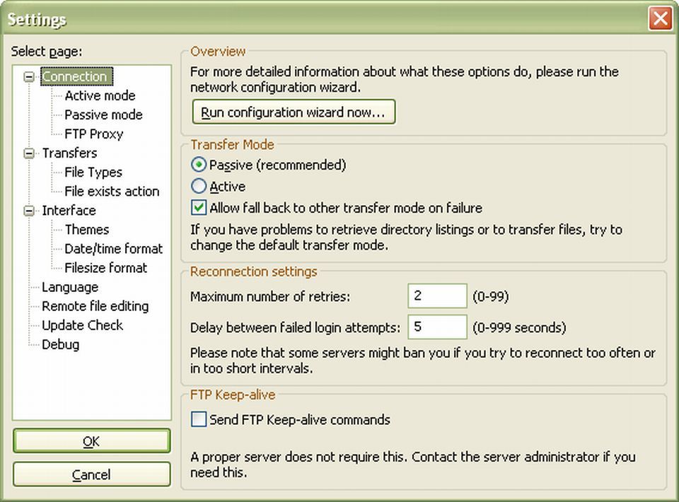 FileZilla Client - Screenshot #22