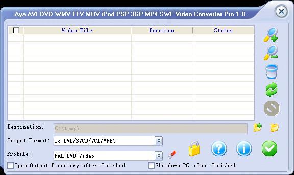Aya Video Audio Converter Pack - Screenshot #2