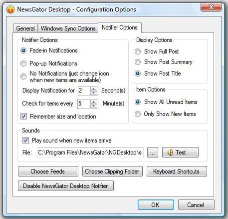 NewsGator Desktop - Screenshot #3