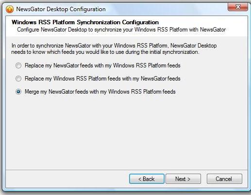 NewsGator Desktop - Screenshot #1