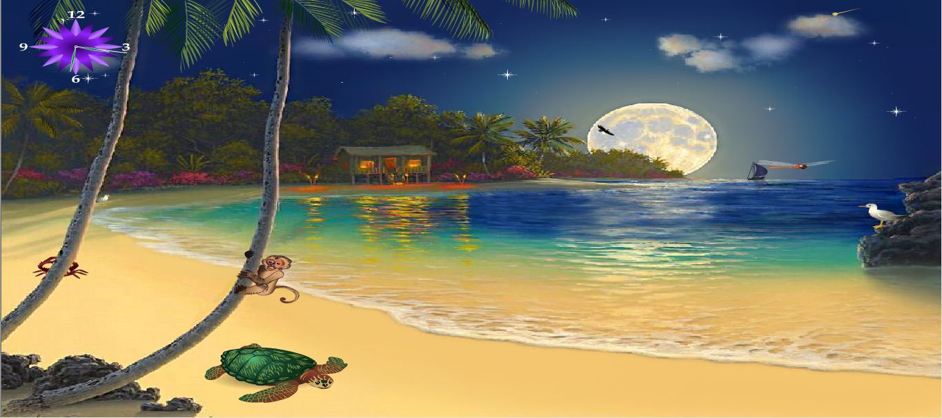 Lunar Solitude Screensaver - Screenshot #2